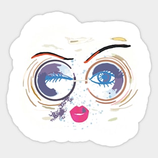 Wink Ease Eye Protection Birthday Gift For Women Sticker